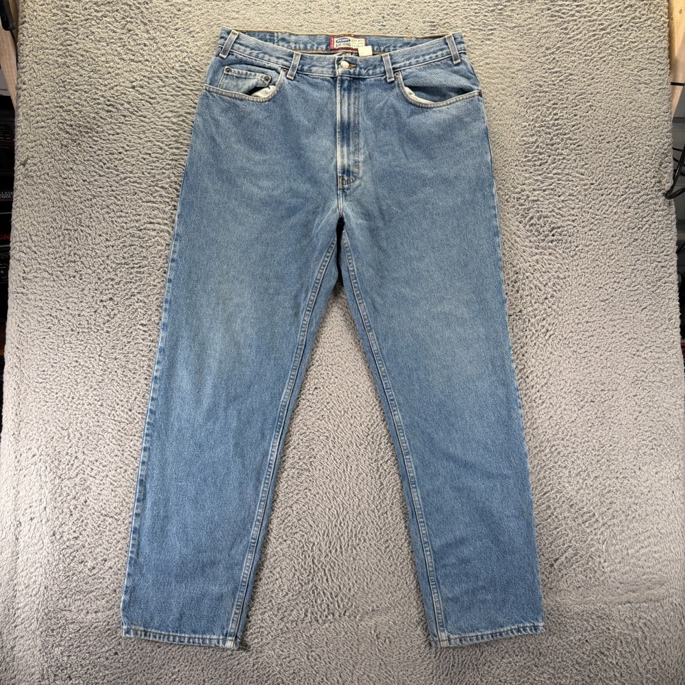 Vintage Old Navy Jeans Mens 38x32 Blue Cotton Denim Straight Streetwear Retro